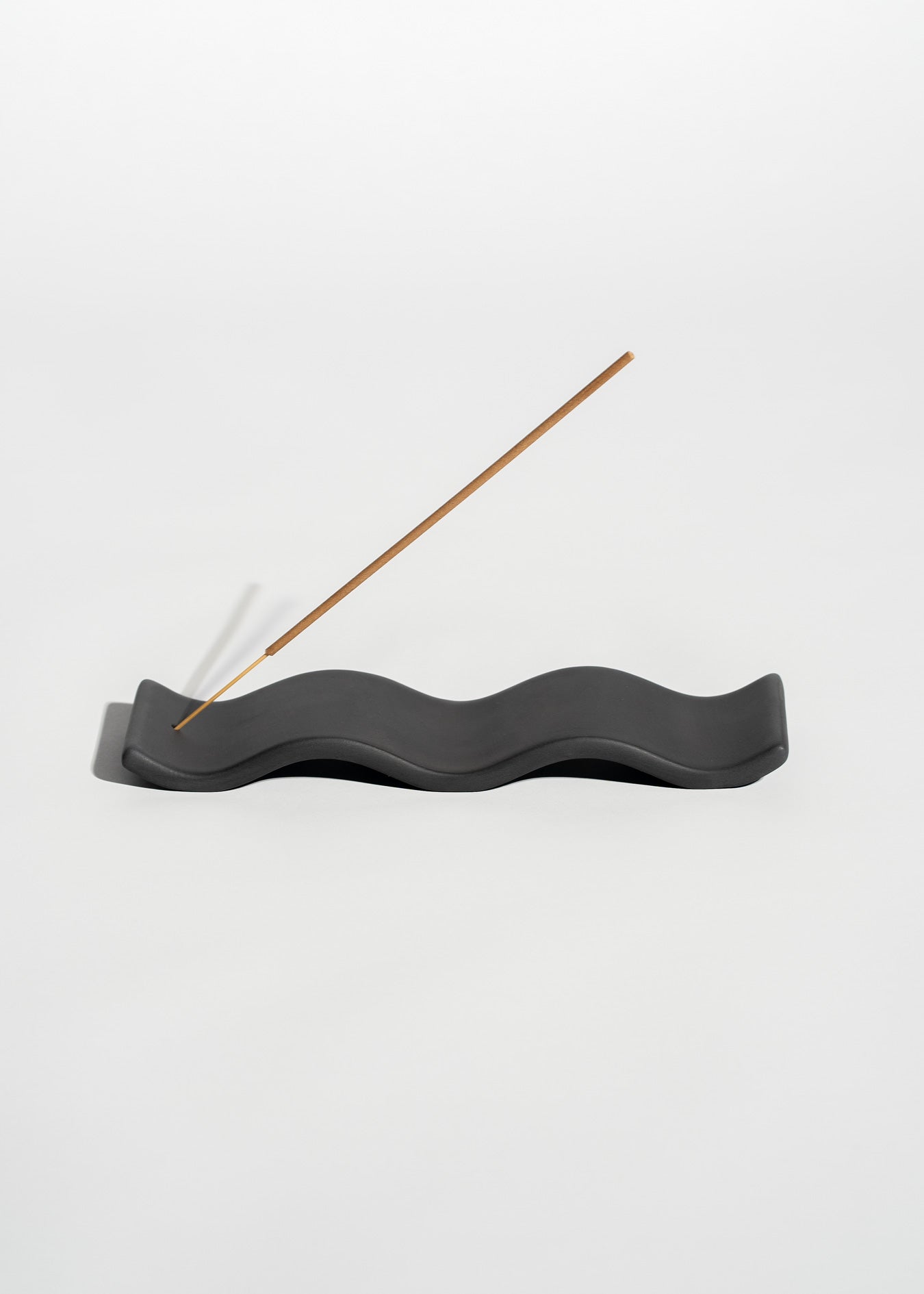 CERAMIC INCENSE HOLDER | CHARCOAL