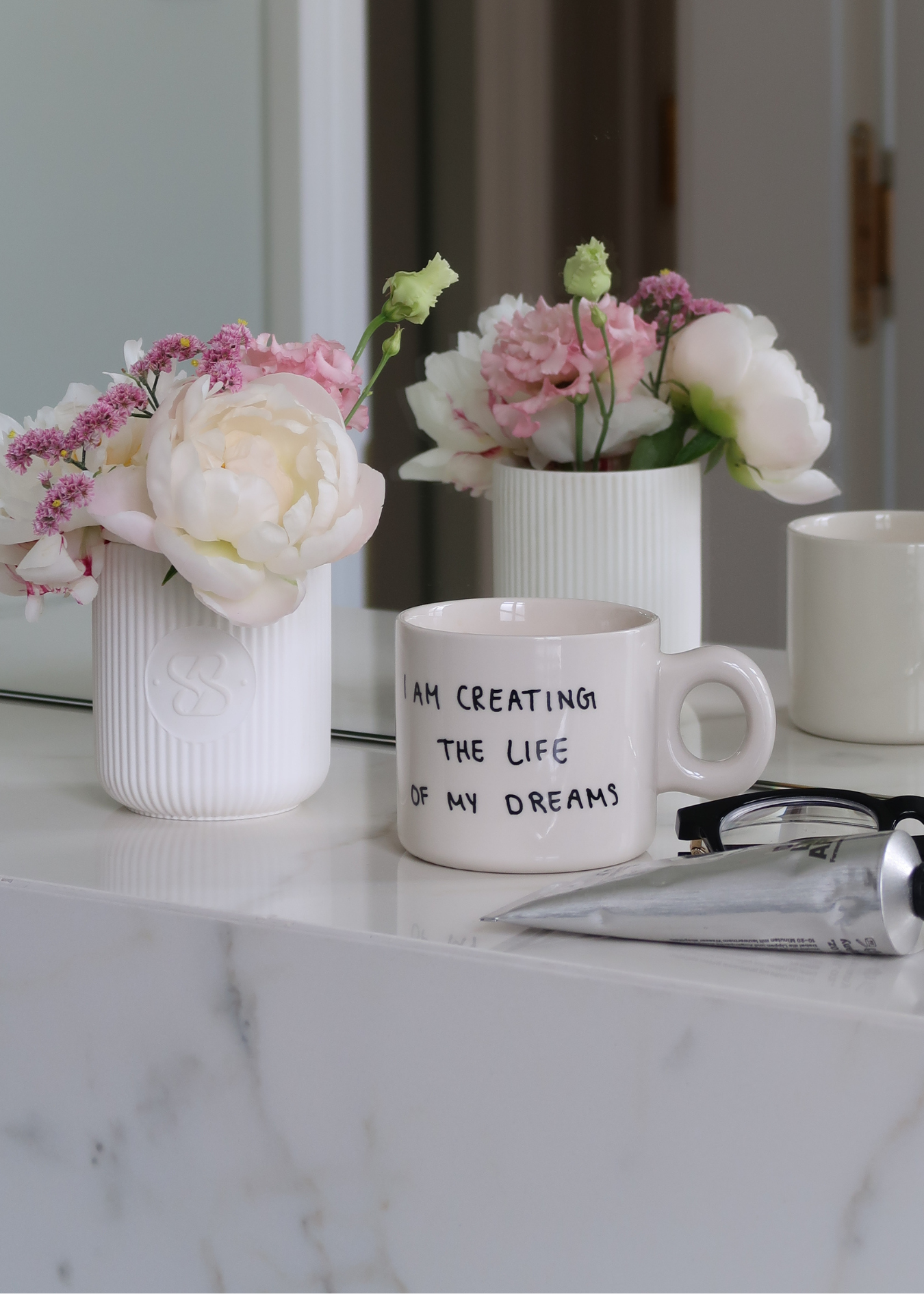 CERAMIC CUP | BEACH WHITE | LIFE