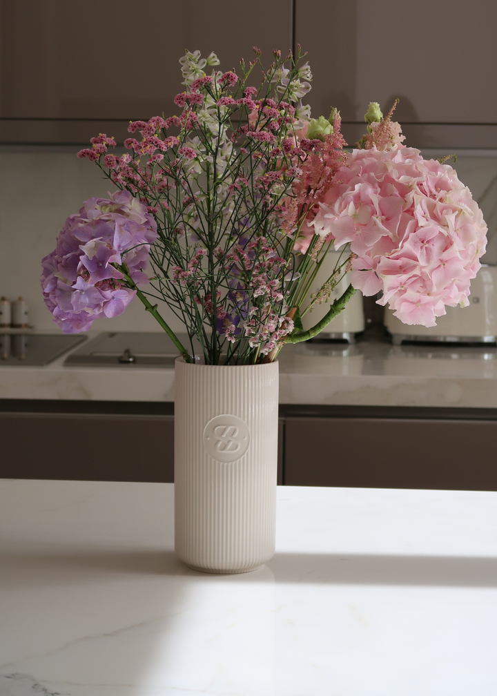 CERAMIC VASE | BEACH WHITE | MEDIUM