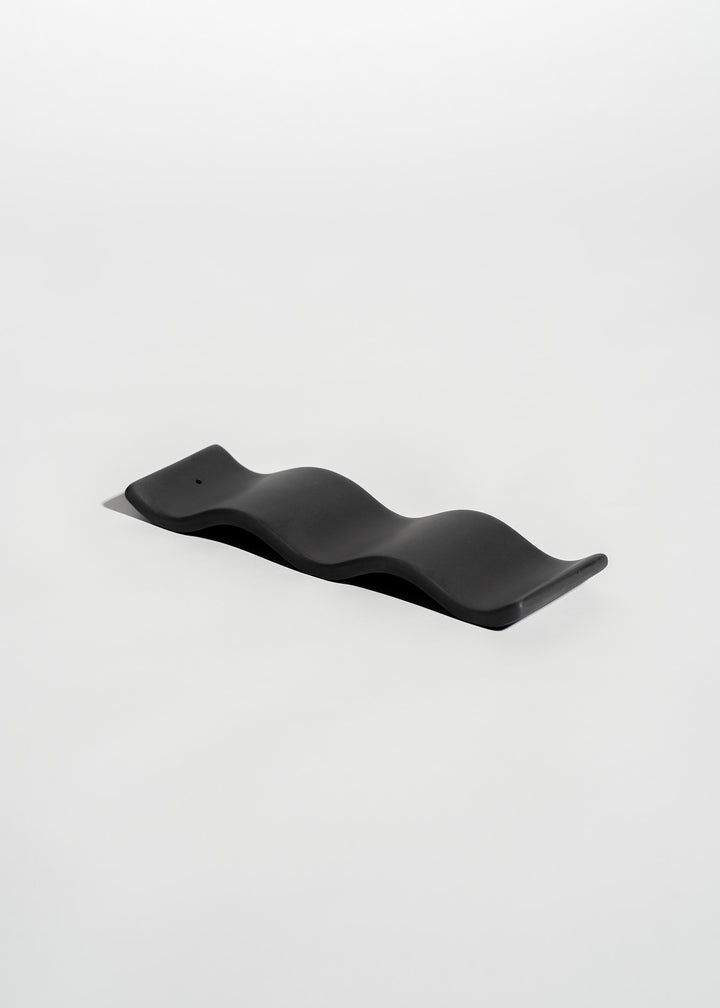 CERAMIC INCENSE HOLDER | CHARCOAL