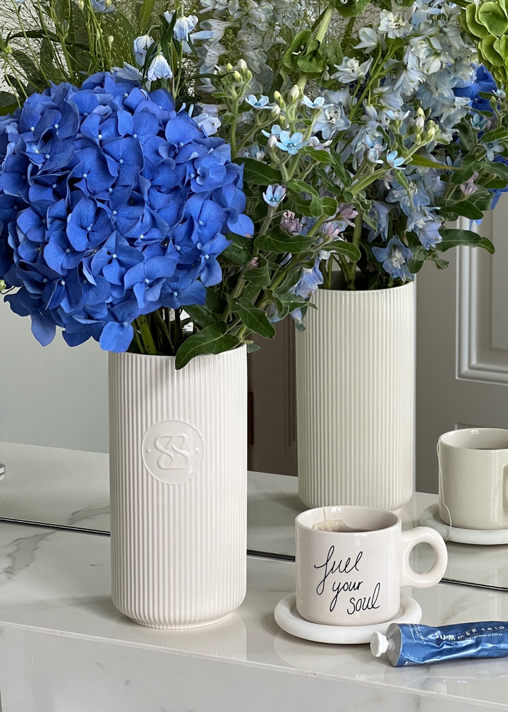 CERAMIC VASE | BEACH WHITE | MEDIUM
