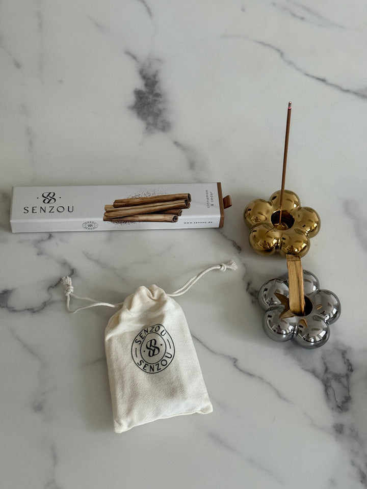 CERAMIC BUBBLE HOLDER | SILVER