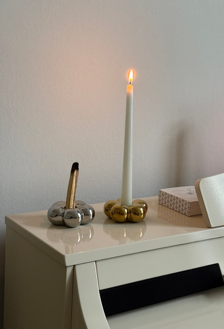 CERAMIC BUBBLE HOLDER | GOLD