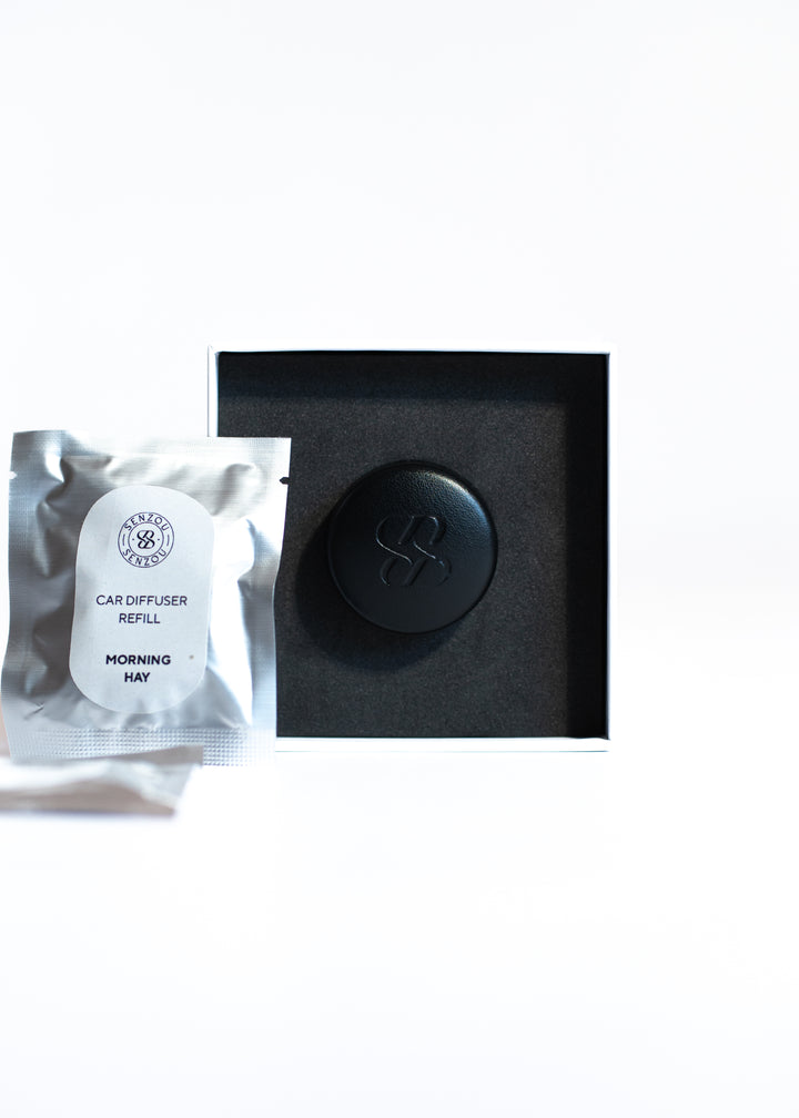 CAR DIFFUSER | BLACK | MORNING HAY