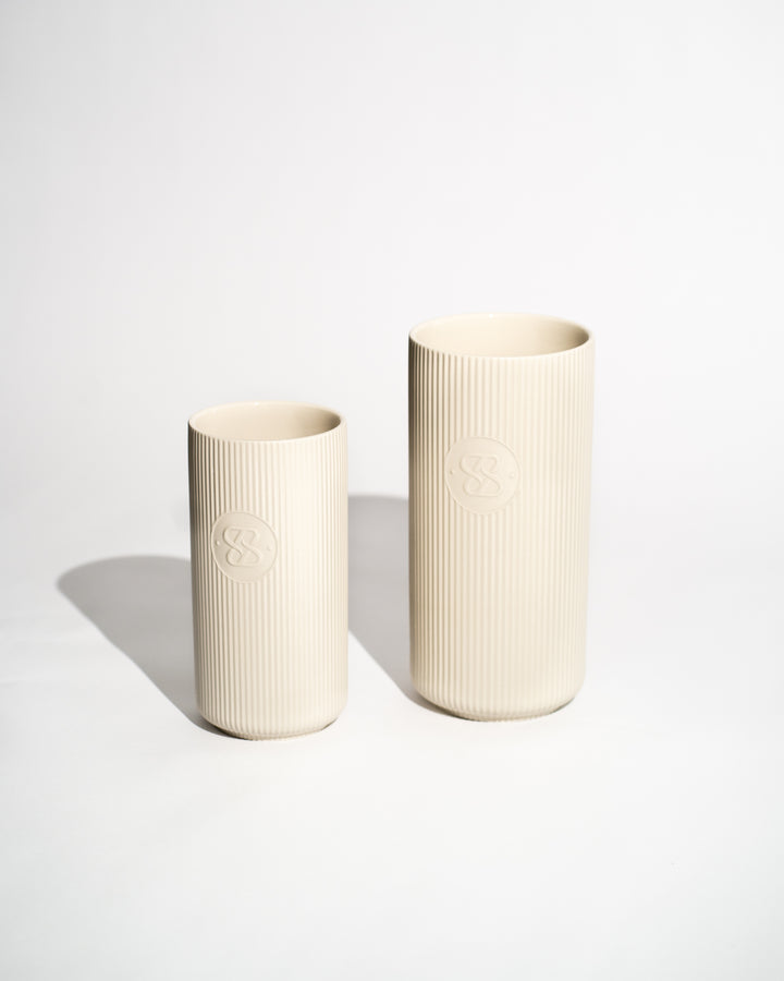 CERAMIC VASE | BEACH WHITE | MEDIUM