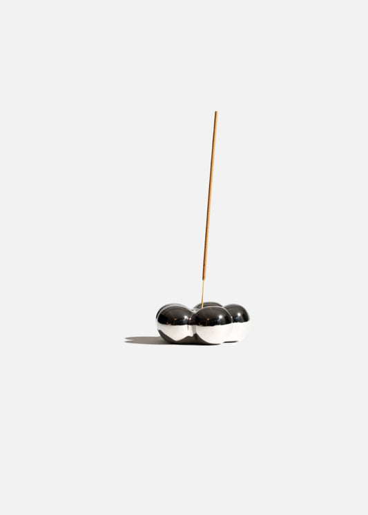 CERAMIC BUBBLE HOLDER | SILVER