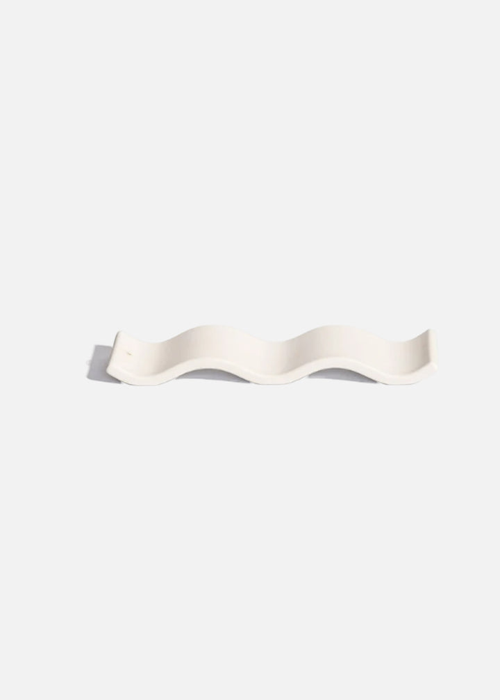 CERAMIC INCENSE HOLDER | WHITE