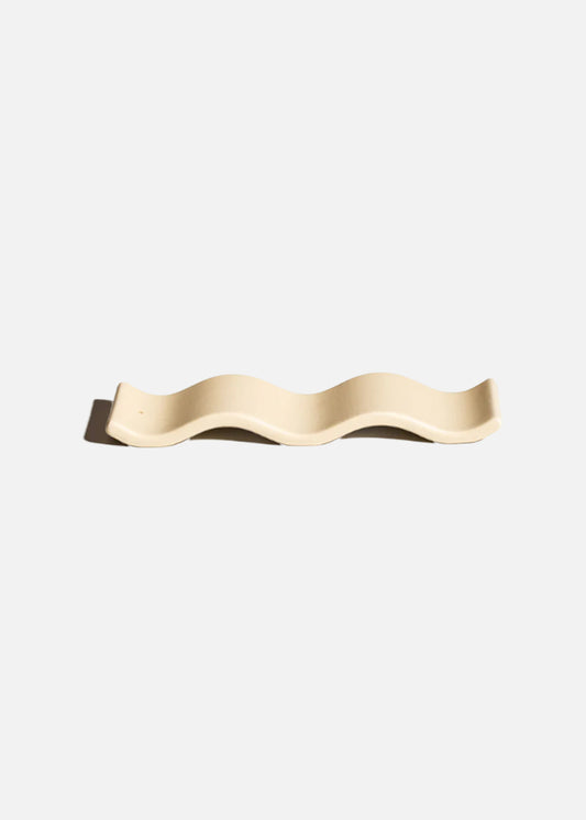 CERAMIC INCENSE HOLDER | BEIGE
